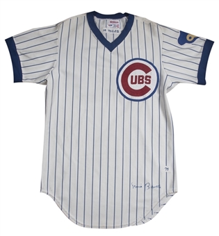 1975 Ernie Banks Game Used and Signed Chicago Cubs Home Coaches Jersey (Sports Investors Authentication & PSA/DNA)